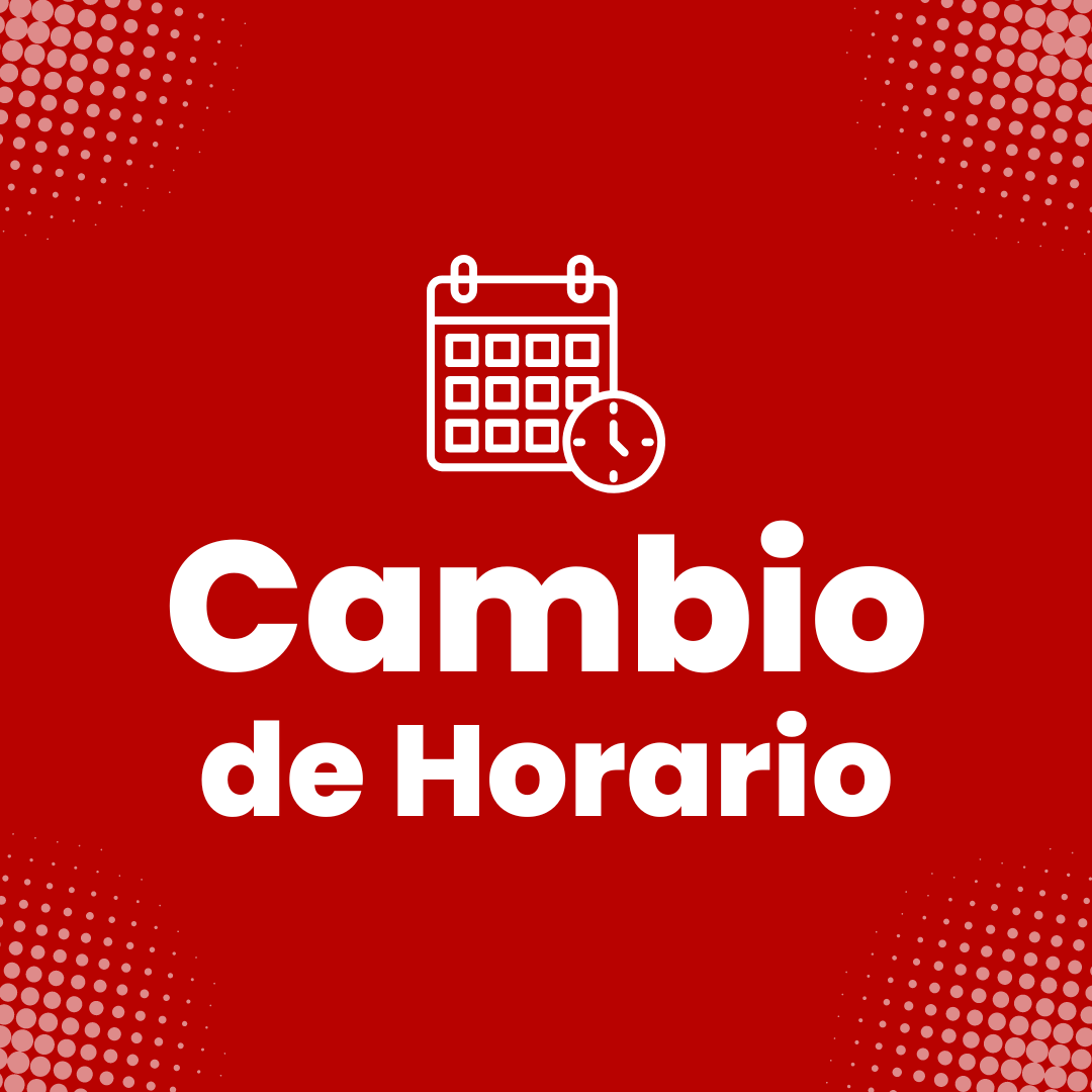Cambio de Horario