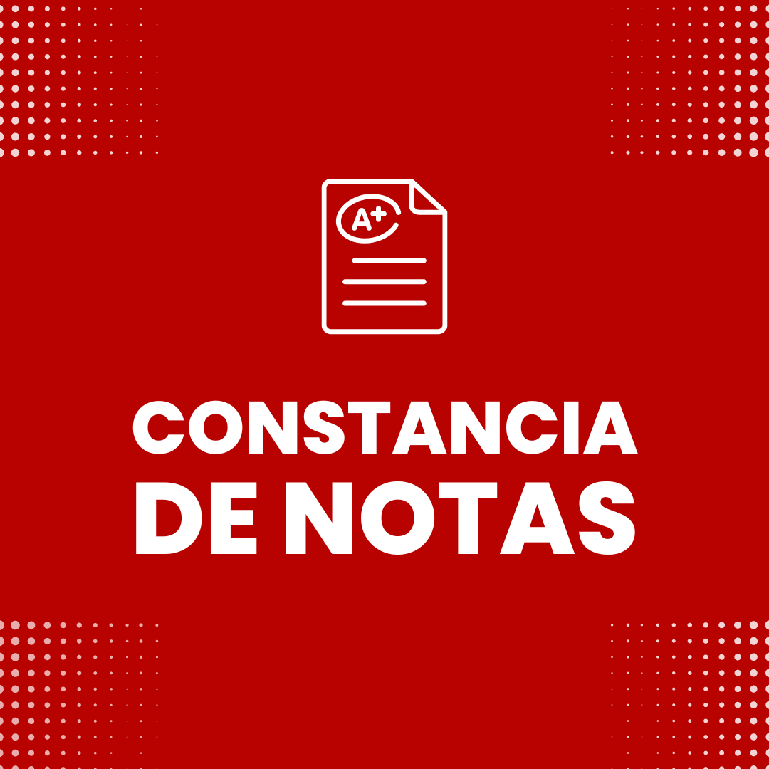 Constancia de notas