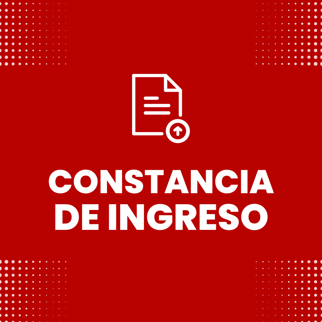 Constancia de ingreso