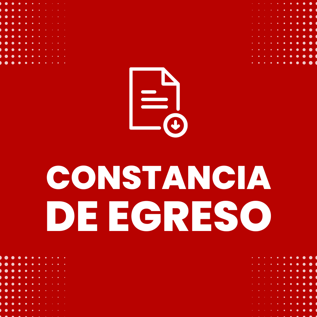 Constancia de egreso